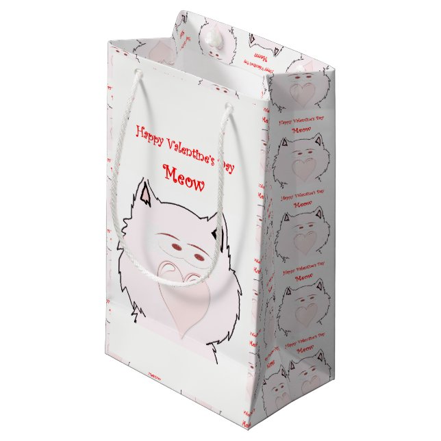 Sac cadeau Valentine's (Devant Angle)
