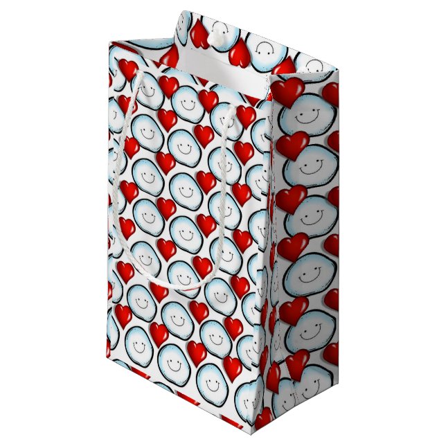 Sac cadeau Valentine's (Devant Angle)