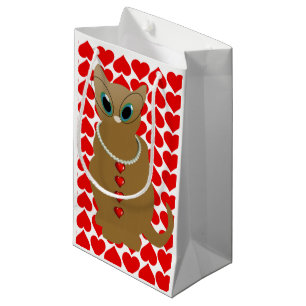 Sac cadeau Valentine's Cat