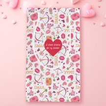 Sac cadeau Valentines Day Hearts & Kisses
