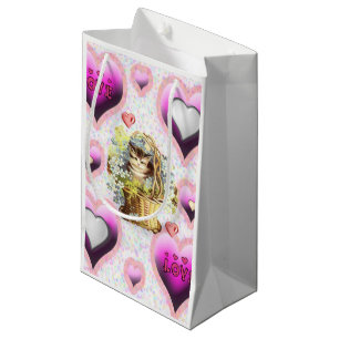 Sac cadeau Valentine's Vintage