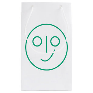 Sac cadeau visage sourire vierge