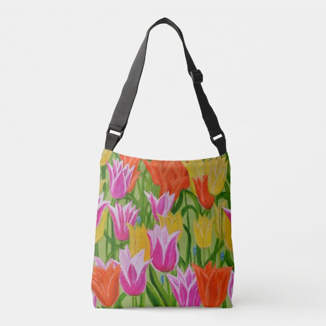 Sac carrossable Tulipes (Devant)