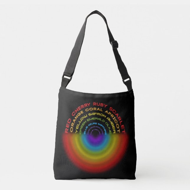 sac carrosserie en texte arc-en-ciel (Devant)