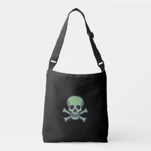Sac carrosserie noir crâne vert