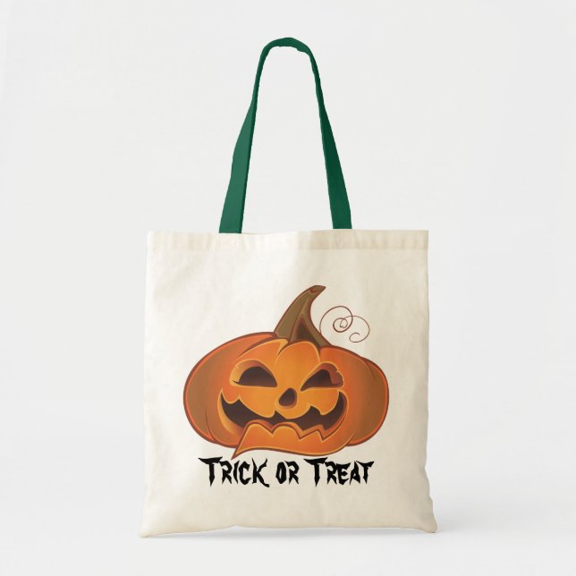 Sac citrouille Halloween (Devant)