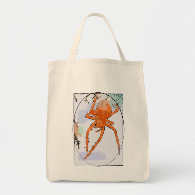 Sac citrouille Spider (Devant)