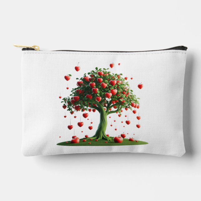 Sac Clutch avec arbre d'amour imprimé (Recto)