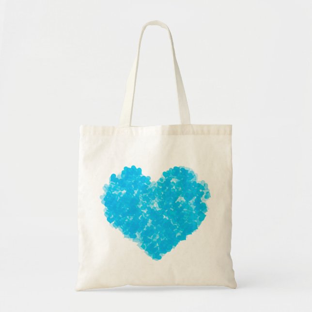 Sac Coeurs bleus (Devant)