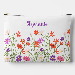 Sac cosmétique personnalisé Fleur sauvage