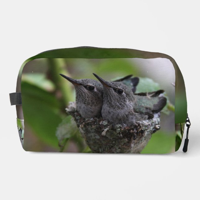 Sac cosmétique photo colibri mignon (Recto)