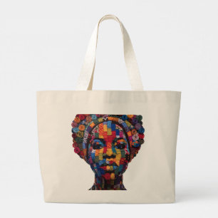 Sac Coton pour Femmes Noires Colorées à Célébrer