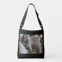 Sac croisé avec chèvre de bébé