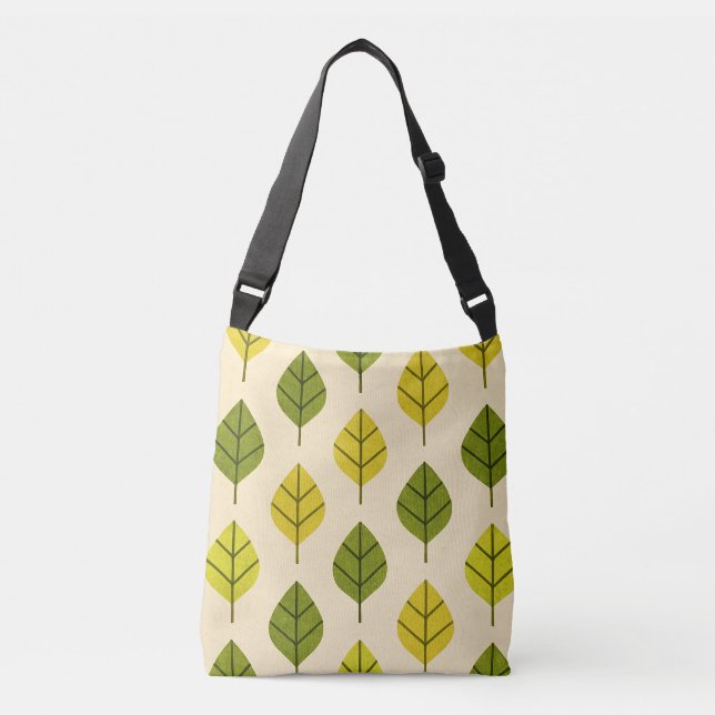 Sac croisé vert et jaune (Devant)