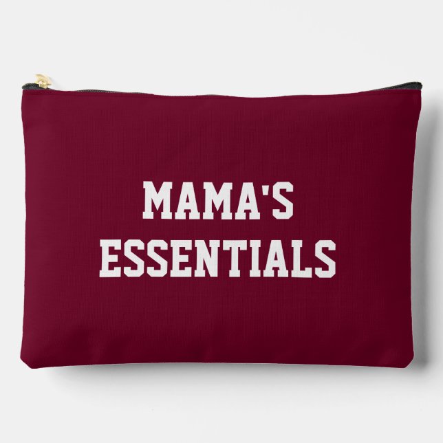 Sac d'accessoires de Bordeaux Red Mama (Recto)