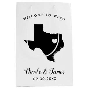 Sac d'accueil de mariage du Texas pour hors des