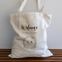 Sac d'accueil pour Mariage de scroll de vigne, Hôt