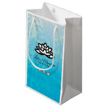 Sac d'achat personnalisable Ombre Damask
