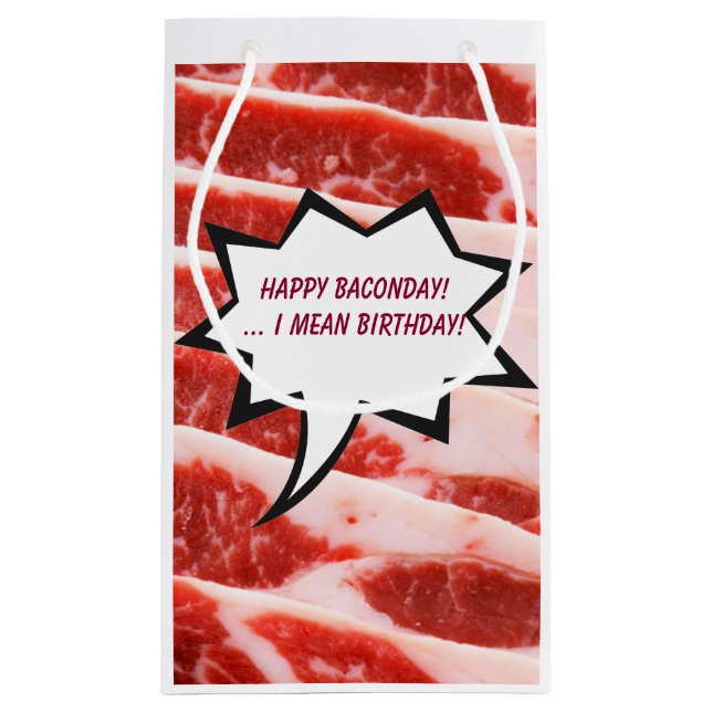 sac d'anniversaire de lard (Dos)