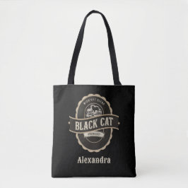 Sac d'apothécaire de chat noir ou sac de traitemen