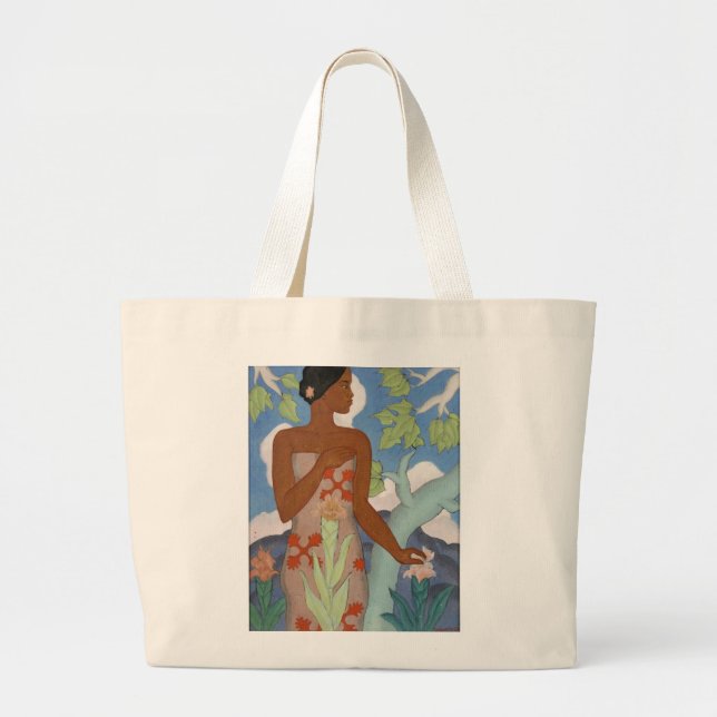 Sac d'Arman Manookian "de femme hawaïenne" - (Devant)