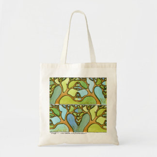 Sac d'art d'arbre de vert bleu