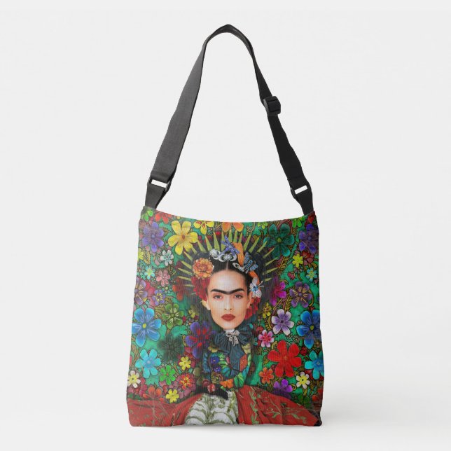 Sac d'art de Fourre-tout - Frida a inspiré 4 (Devant)