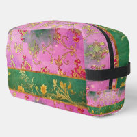 Sac de bain vert rose sauvage - Sac de toilette