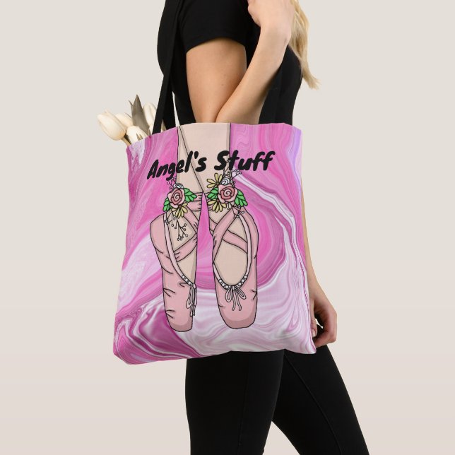 Sac de ballet personnalisé | Chaussures de danse (De près)