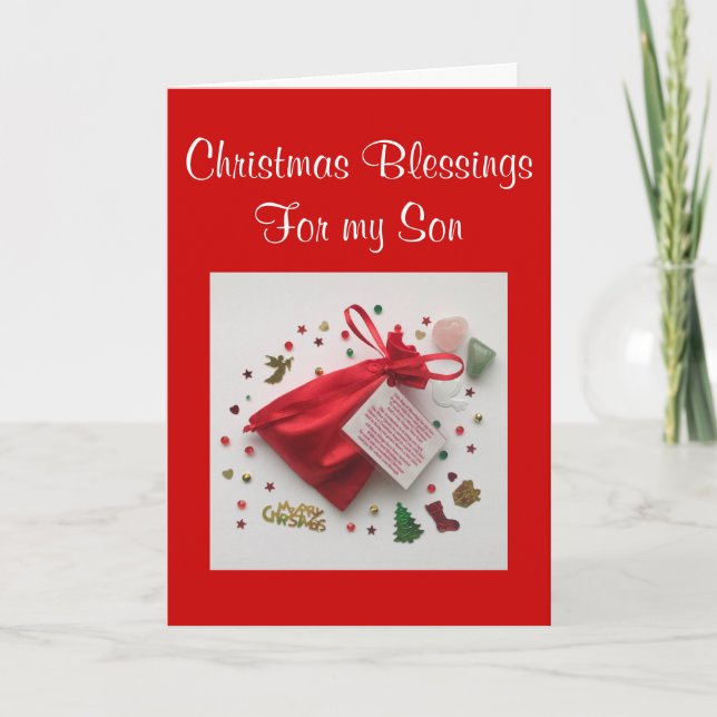 Sac de Bénédiction de Noël pour ma carte de Noël d (Devant)