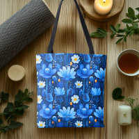 Sac de bien-être à fleurs bleues apaisantes