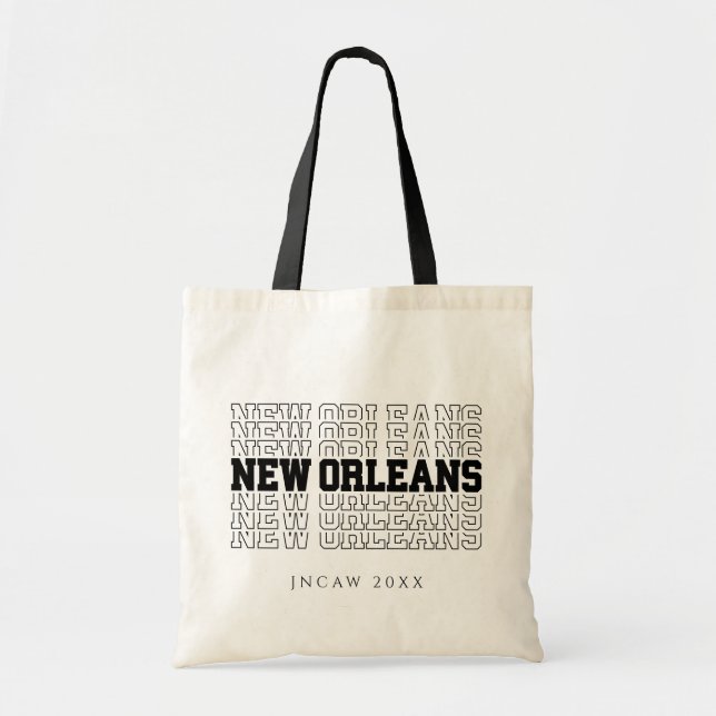 Sac de bienvenue de conférence New Orleans Trade S (Devant)