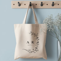 Sac de bienvenue de mariage à motif de vigne, Hôte