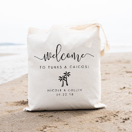 Sac de bienvenue de mariage de destination | Palmi