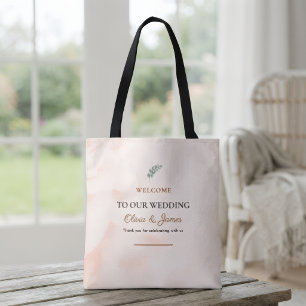 Sac de bienvenue de mariage personnalisé Élégant