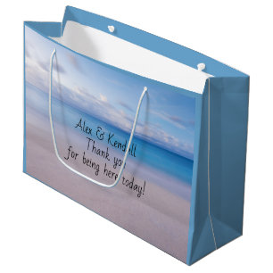 Sac de bienvenue du Mariage de papier de scène de