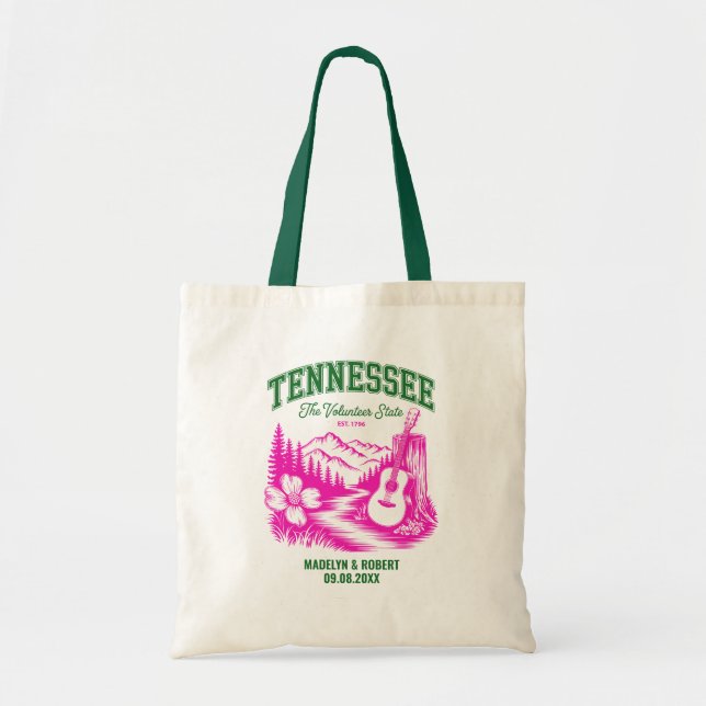 Sac de bienvenue Mariage Tennessee, State Love (Devant)