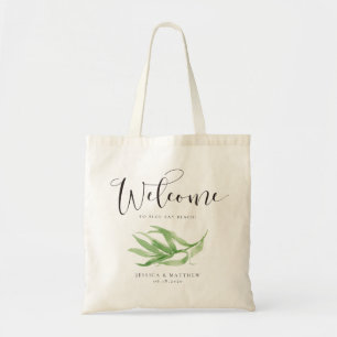 Sac de bienvenue pour feuilles tropicales Destinat