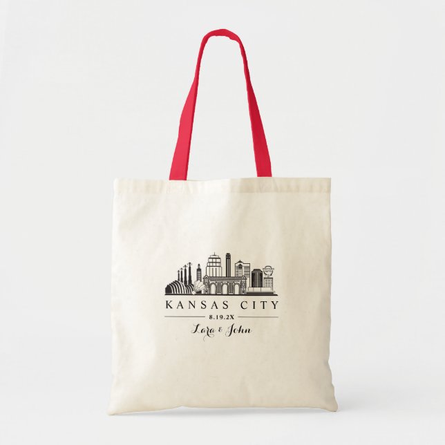 Sac de bienvenue pour Mariage Skyline de Kansas Ci (Devant)