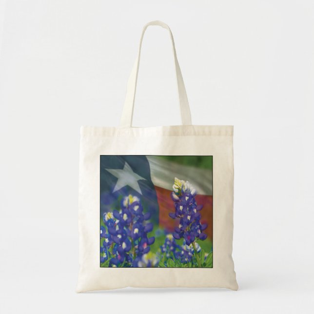 Sac de bluebonnets de drapeau du Texas (Devant)