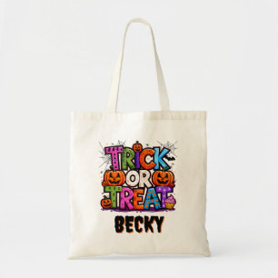 Sac de bonbons mignon pour la fête d'Halloween