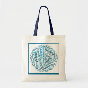 Sac de bookclub de fourre-tout de métier de fil d