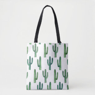 Sac de cactus vert. Cactus hydrocouleur moderne