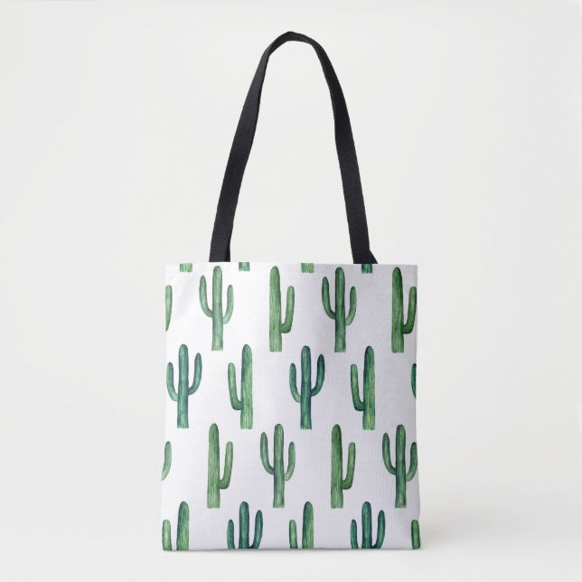 Sac de cactus vert. Cactus hydrocouleur moderne (Devant)