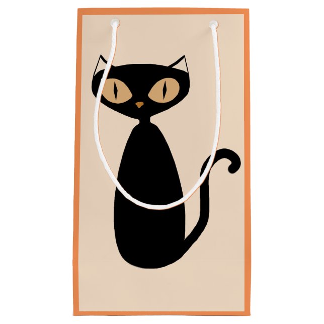 Sac de cadeau de chat de mod (Devant)