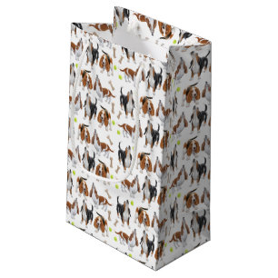 Sac de cadeau de chiens d'hurlement Basset Hound