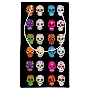 Sac de cadeau de crâne de sucre