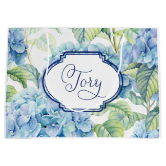 Sac de cadeau de demoiselle d'honneur d'hortensia