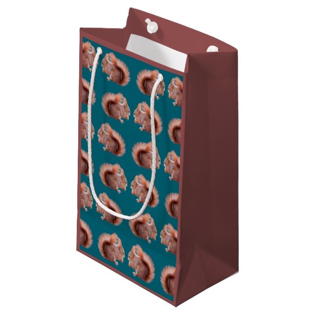 Sac de cadeau de frénésie d'écureuil rouge (Devant Angle)
