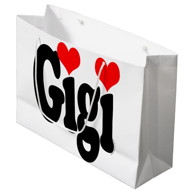 Sac de cadeau de Gigi grand (Devant Angle)